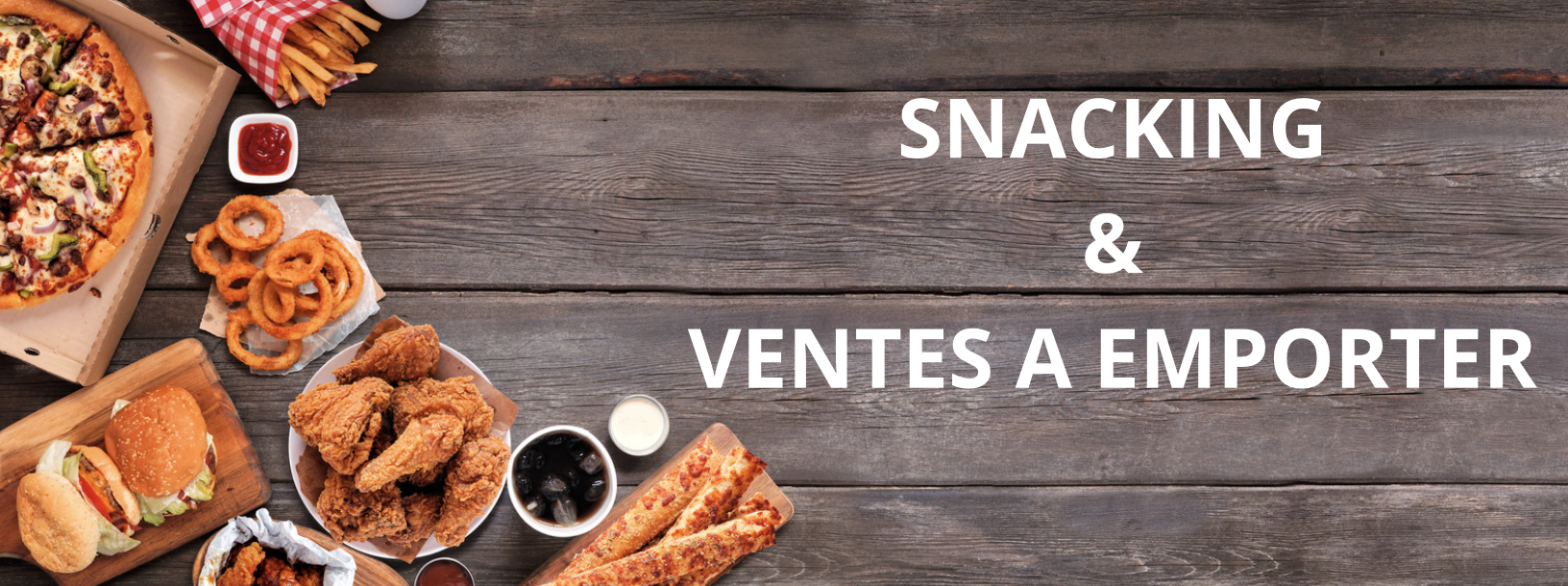 emballage snacking et ventes a emporter
